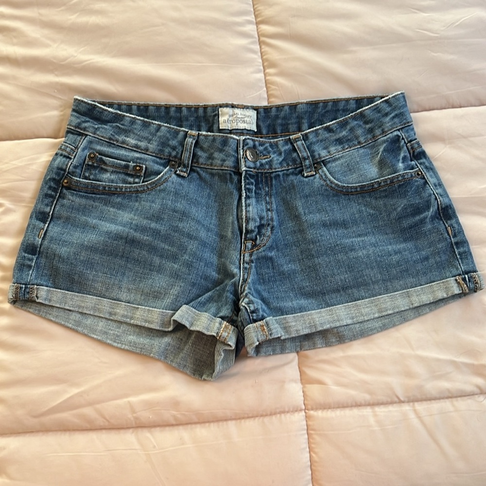 Aeropostale denim short shorts 5/6